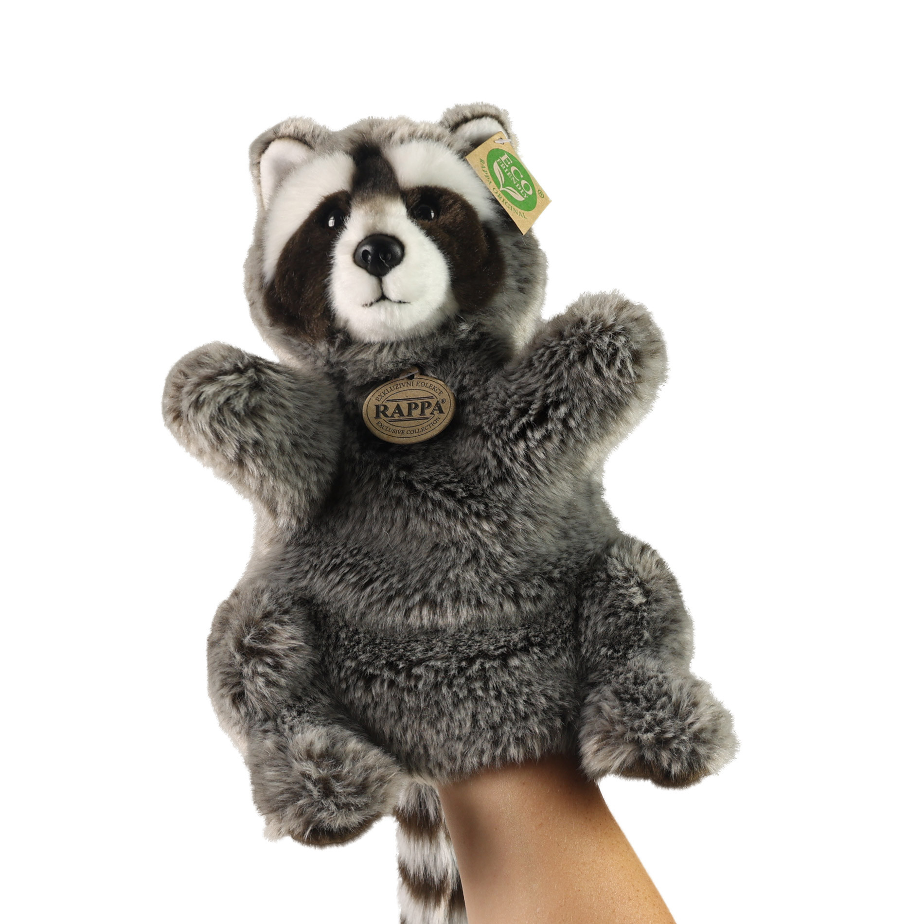 Puppet for theater Raccoon 28 cm.