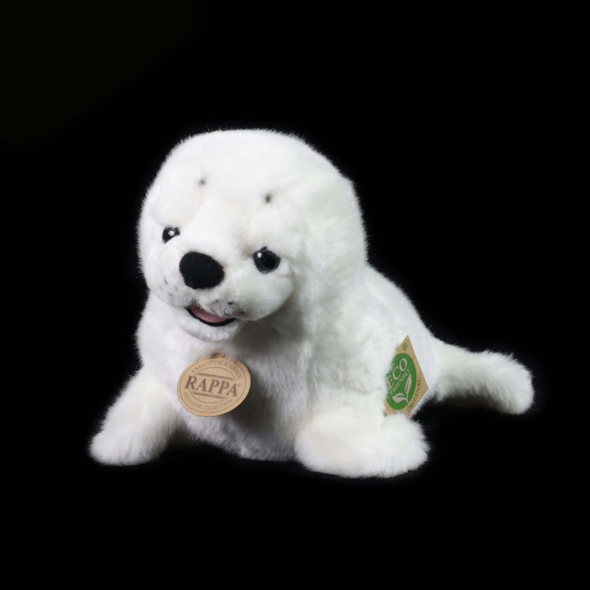 Plush White Seal 25 cm.