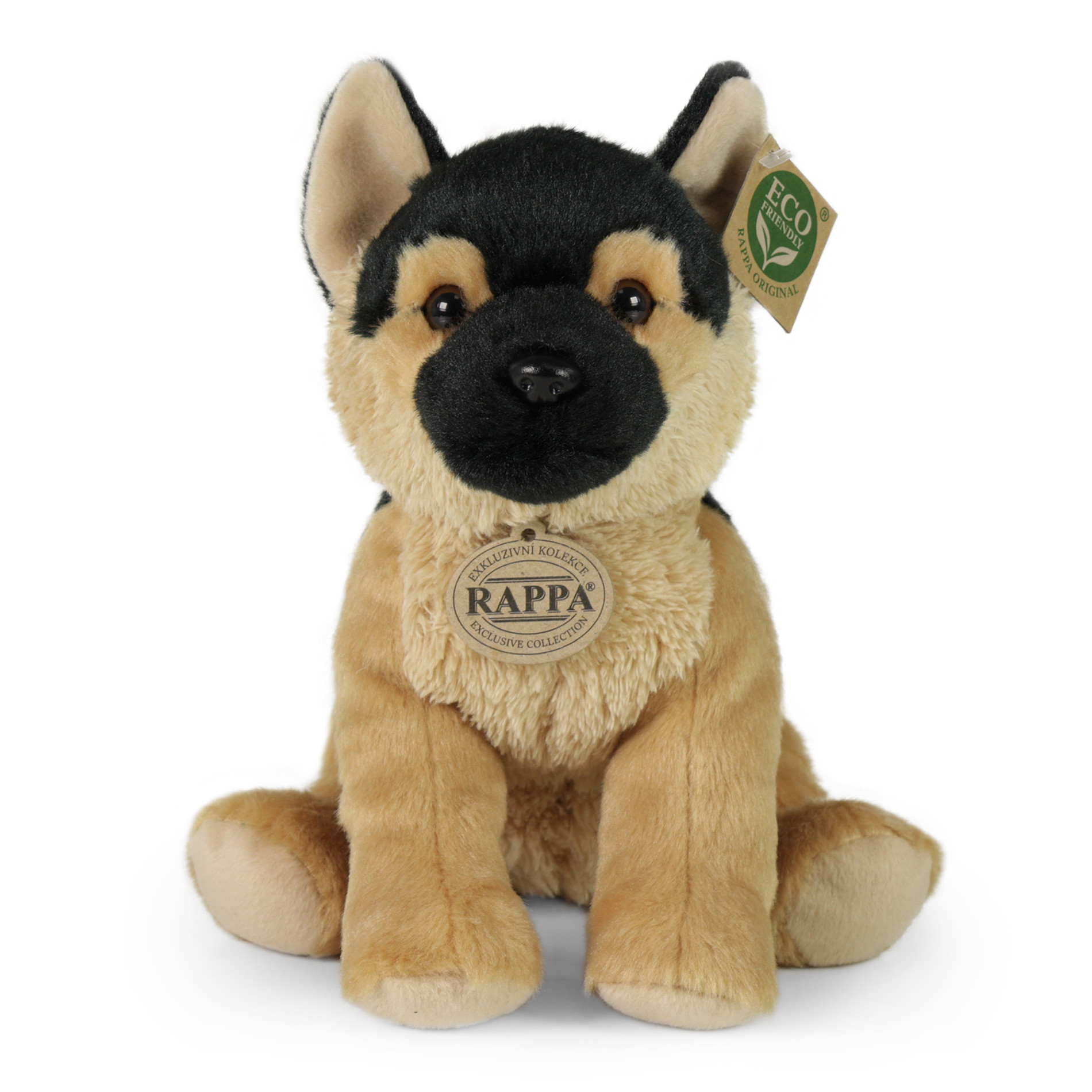 Plush German Shepherd 25 cm. sitting