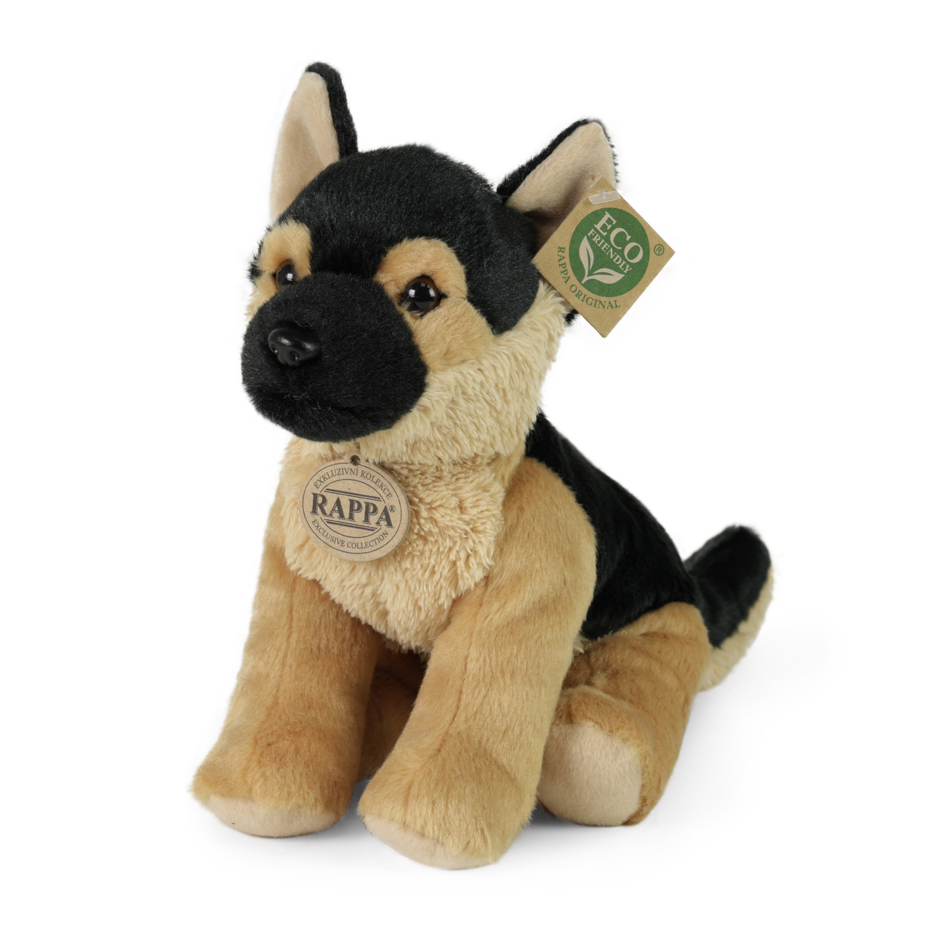 Plush German Shepherd 25 cm. sitting
