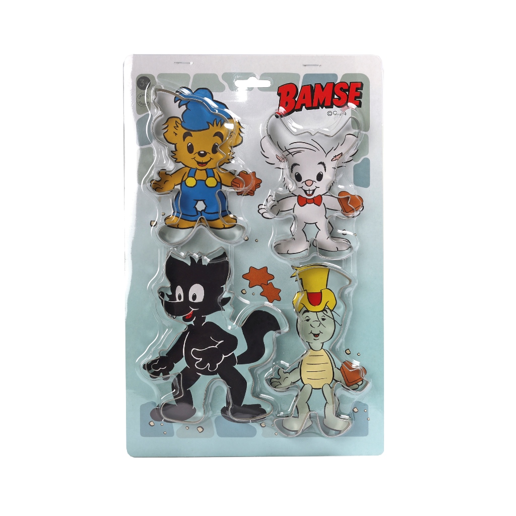 Metal cookie cutters for Bamze the Bear