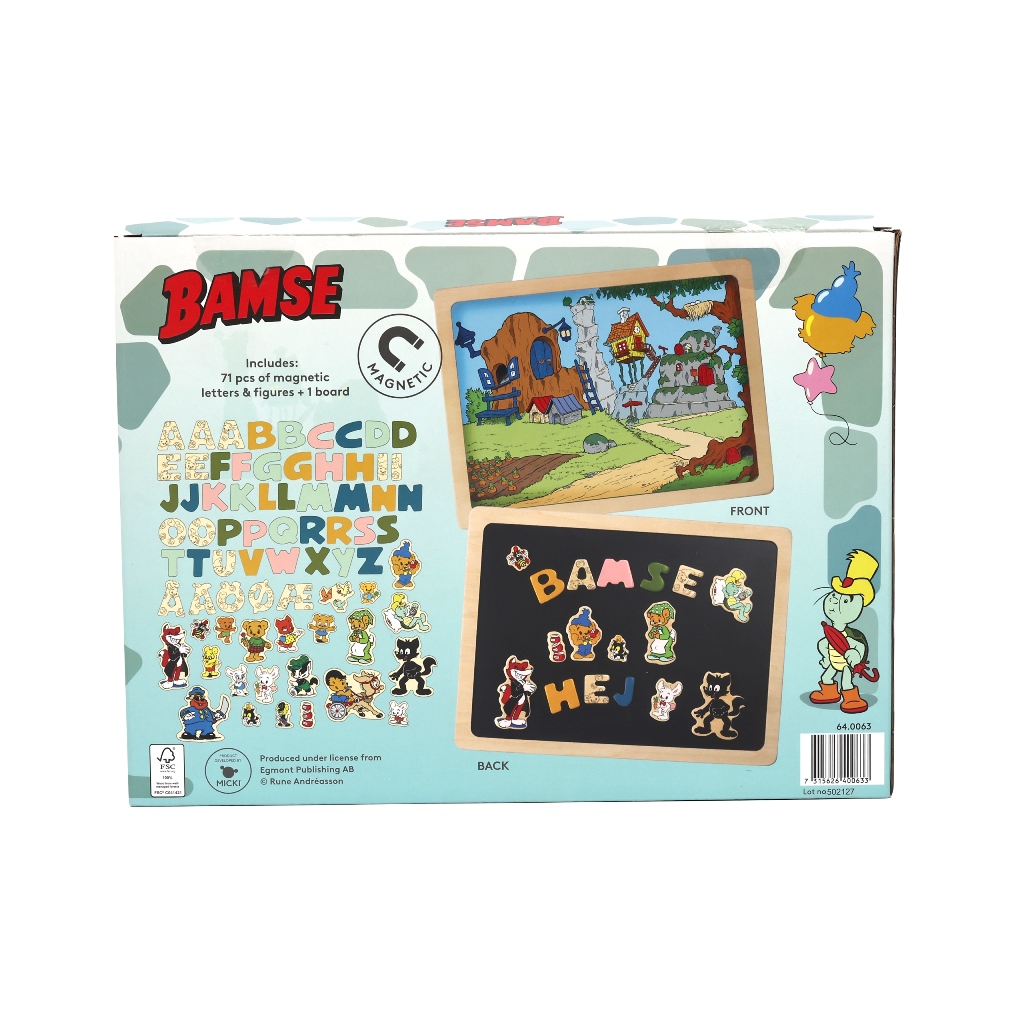Double-sided magnetic board Bamze the Bear