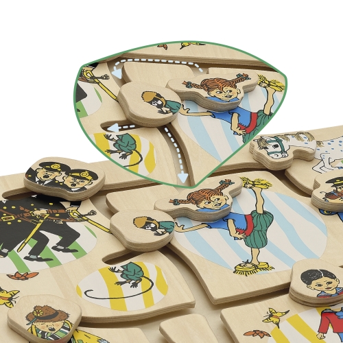 Wooden puzzle Pippi's Labyrinth