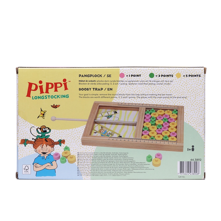 Children's board game Trap with Pippi