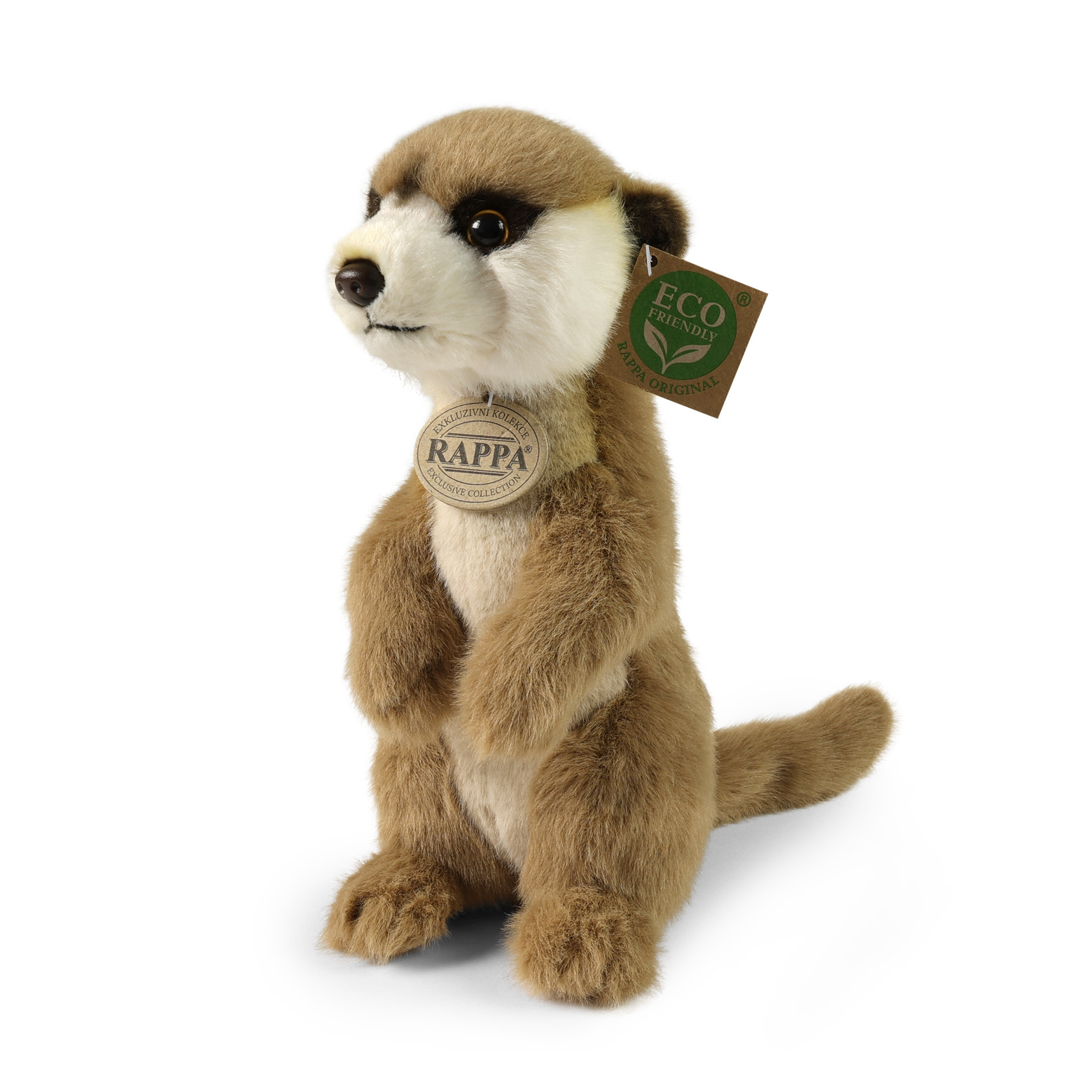 Plush Meerkat standing 23 cm. Soft Collection series