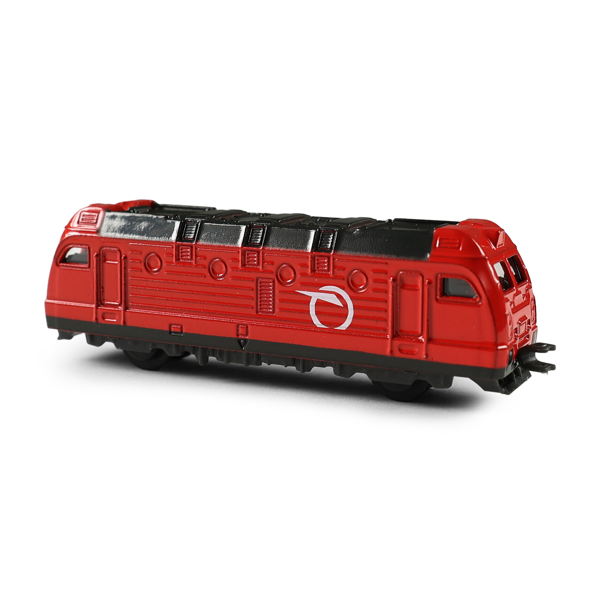 Metal locomotive ZSSK red 9 cm.