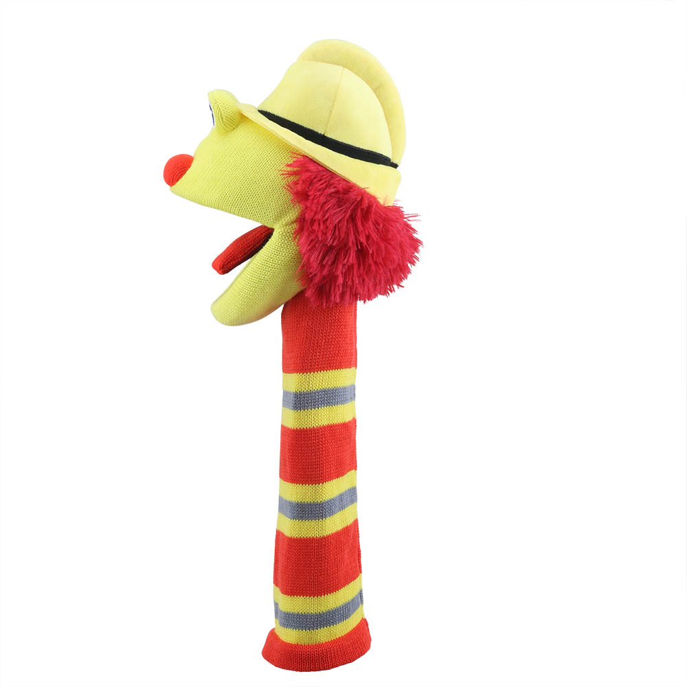 Puppet theater doll Sock Monster Fireman Flint 38 cm.