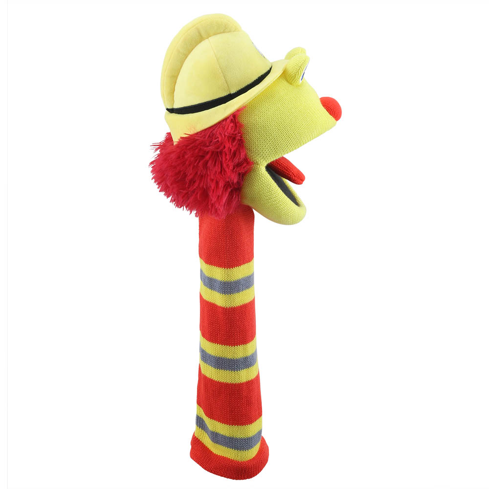 Puppet theater doll Sock Monster Fireman Flint 38 cm.