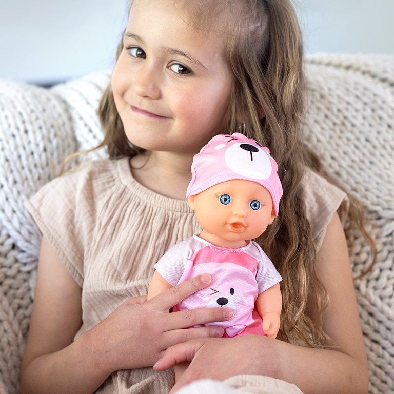 Baby doll Ella with accessories 28 cm.