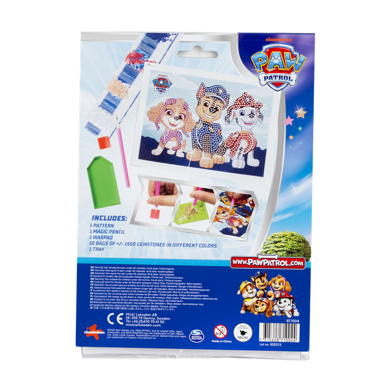 PAW PATROL Диамантена мозайка