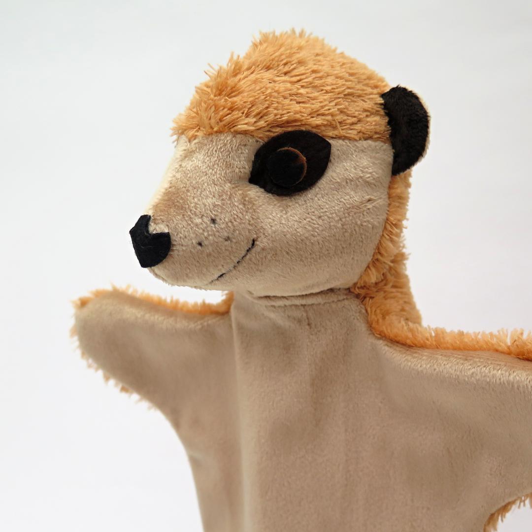 Meerkat theater puppet 27 cm.