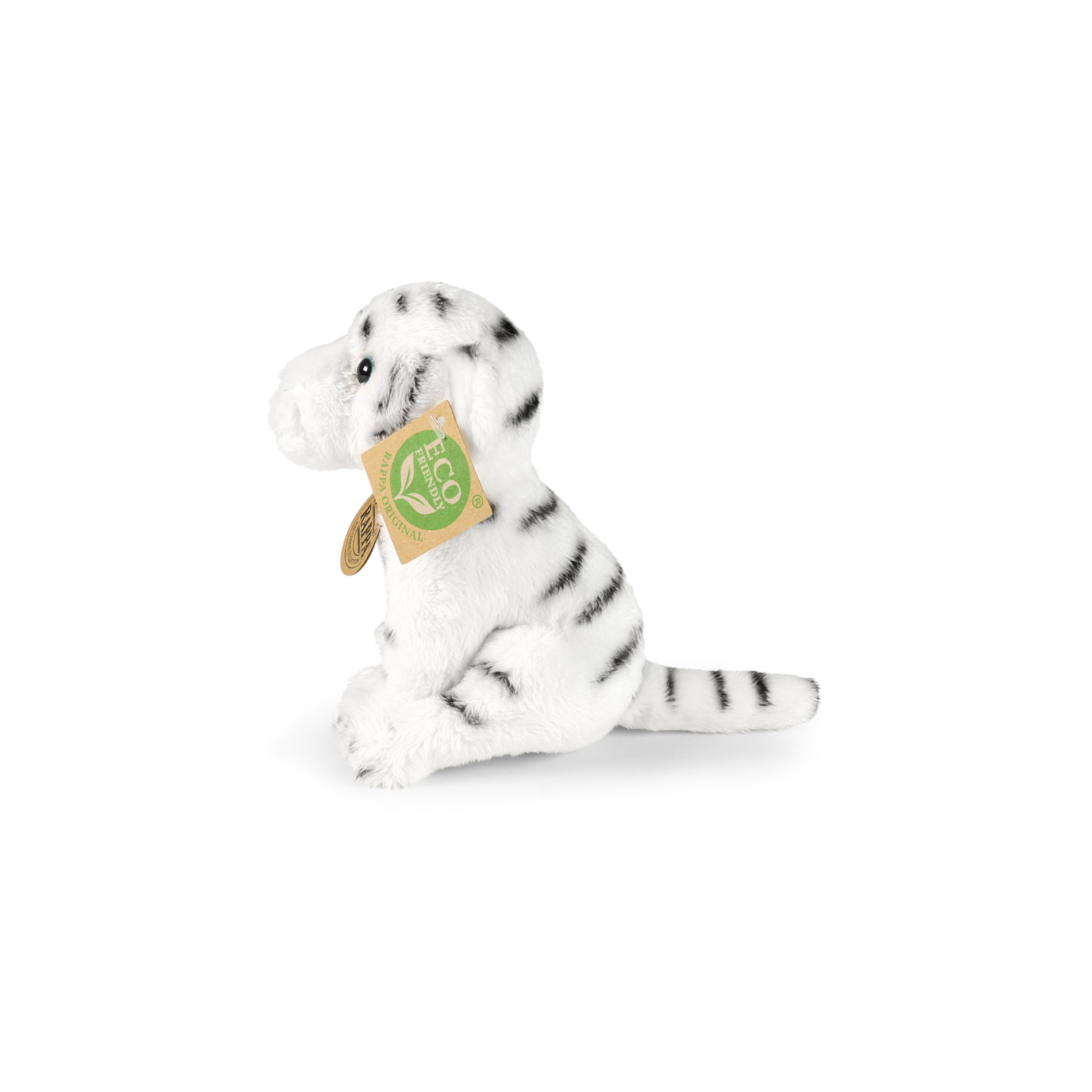 Plush White Tiger Sitting 15 cm.