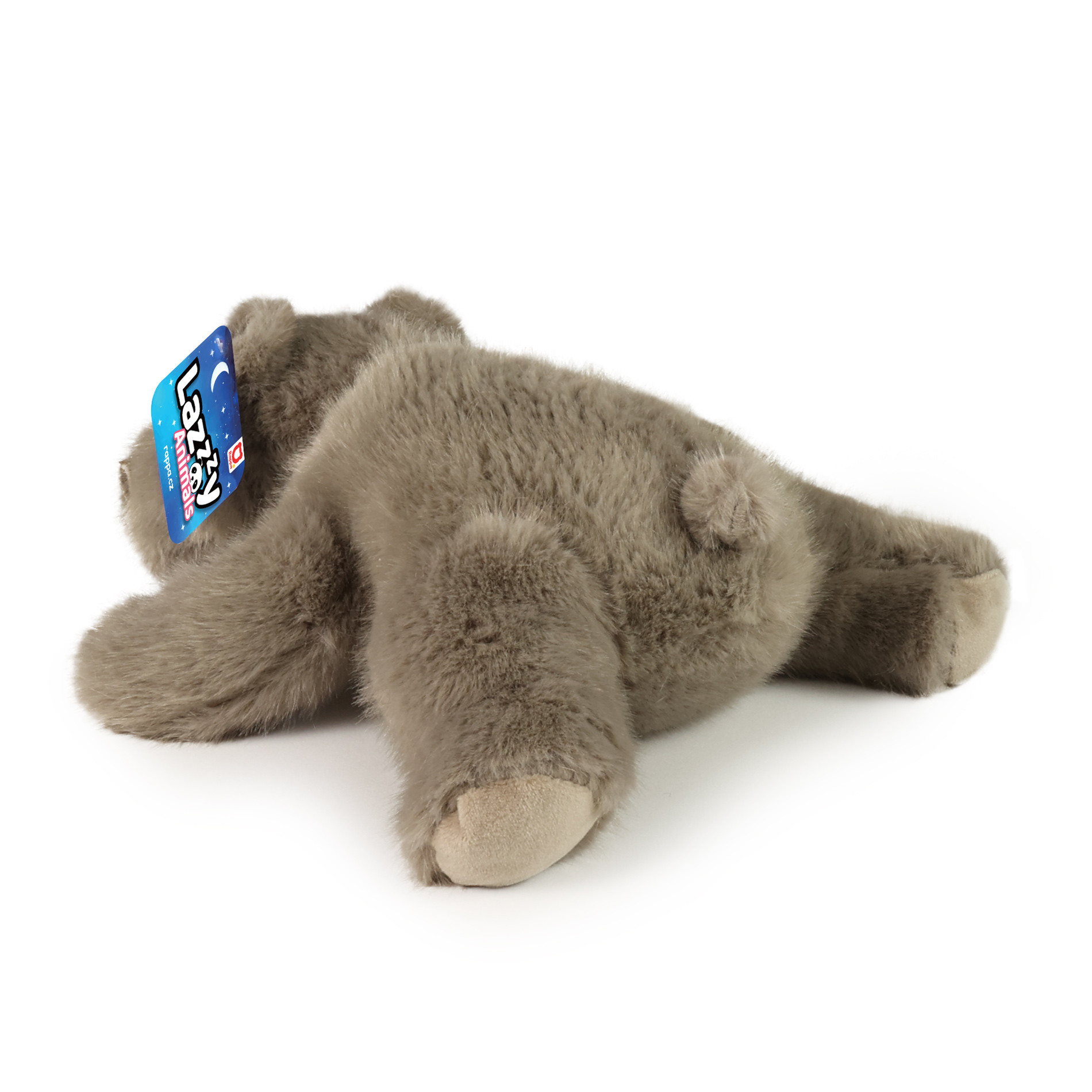 Plush Hippopotamus 29 cm. lying down LazyAnimals series