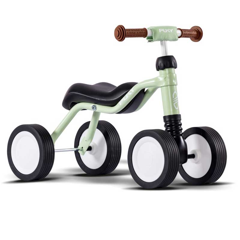 Quad bike for children over 18 months PUKY Wutsch in mint color