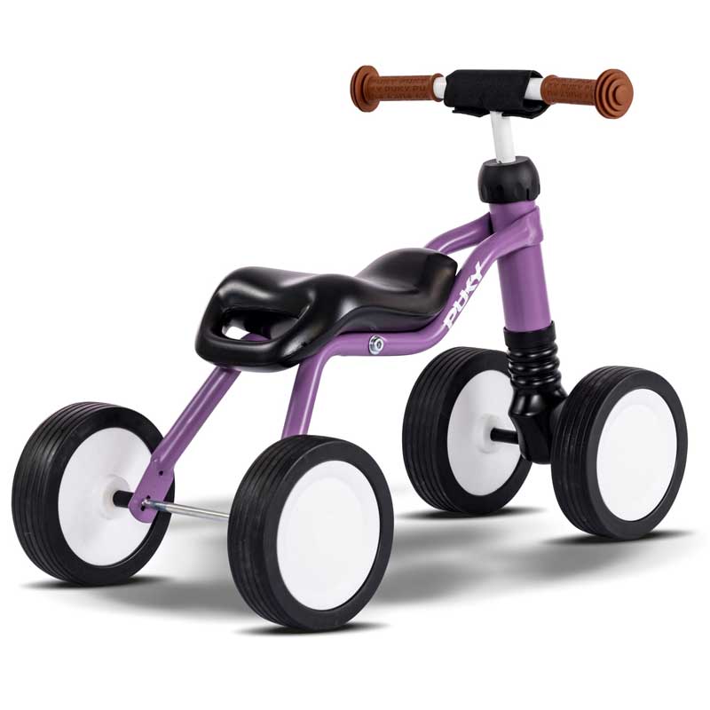 Quad bike for children over 18 months PUKY Wutsch in purple color