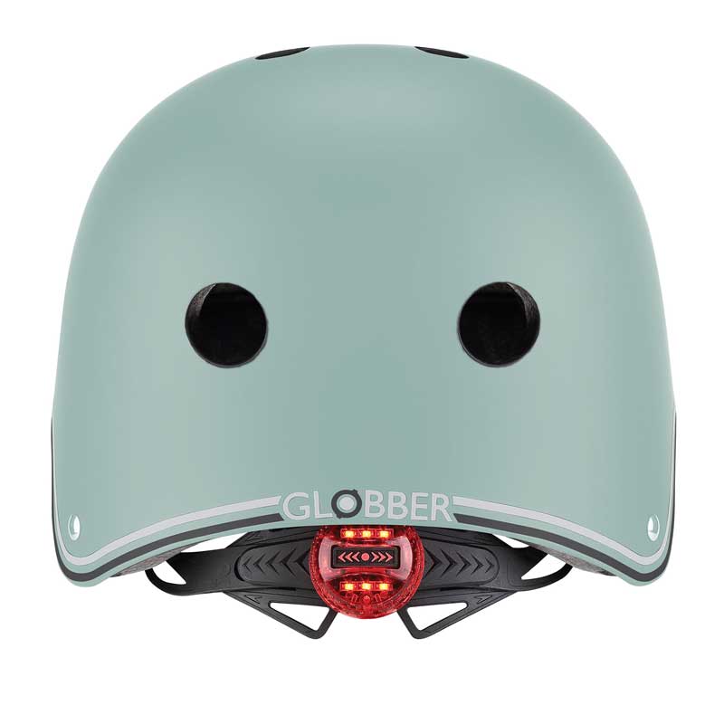 Children's bike and scooter helmet Globber Primo Lights XS/S (48-53CM) - green