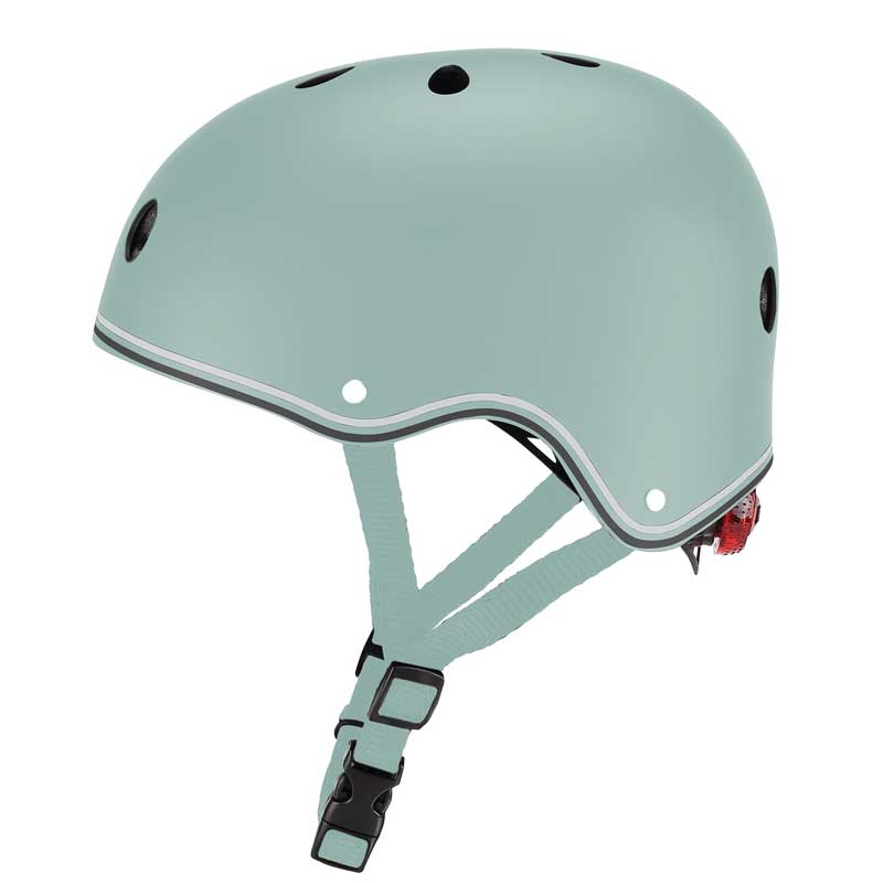 Children's bike and scooter helmet Globber Primo Lights XS/S (48-53CM) - green
