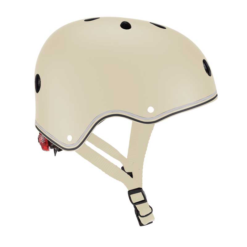 Children's bike and scooter helmet Globber Primo Lights XS/S (48-53CM) - beige