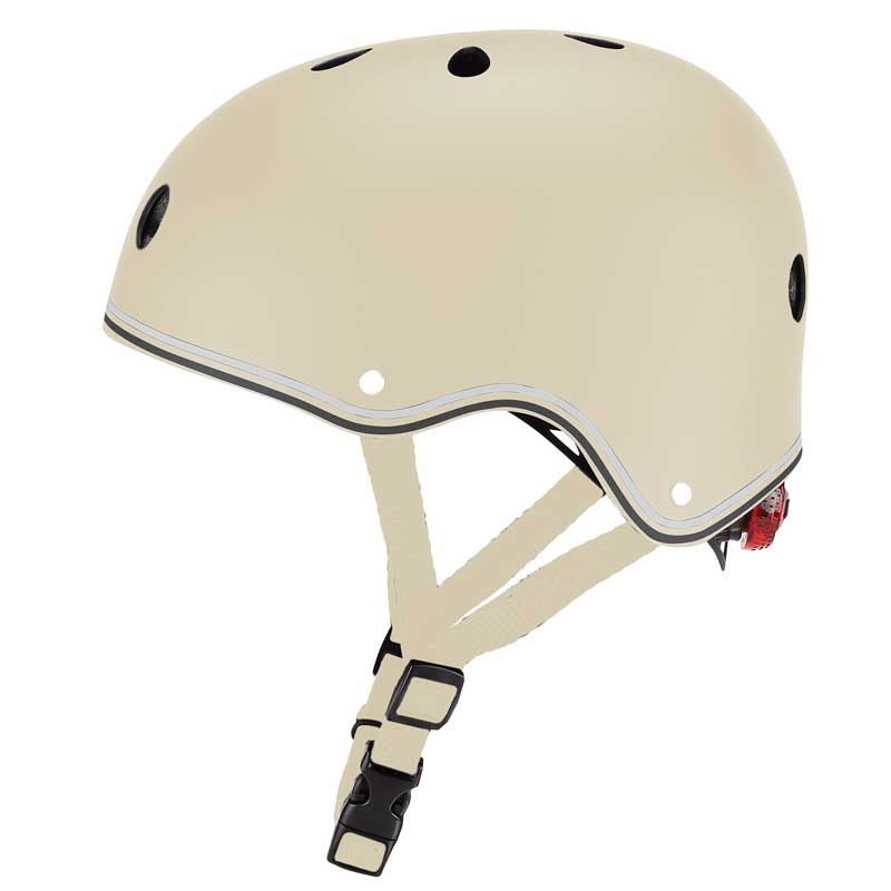 Children's bike and scooter helmet Globber Primo Lights XS/S (48-53CM) - beige
