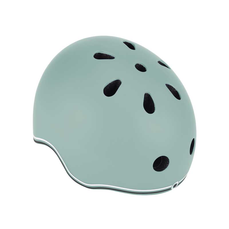 Globber Go Up Lights Kids Scooter Helmet, XXS/XS (45-51cm) - Green