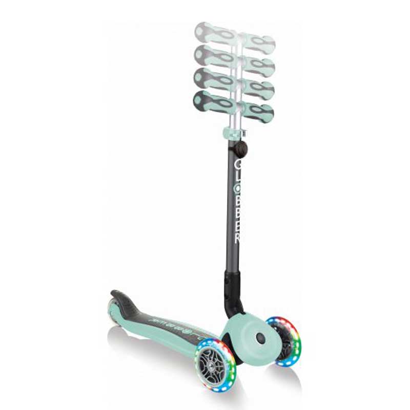5 in 1 GO UP Deluxe Lights Parental Control Scooter Mint Green