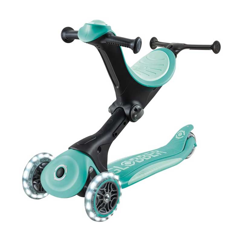 Тротинетка с родителски контрол GO UP DELUXE LIGHTS, ментова