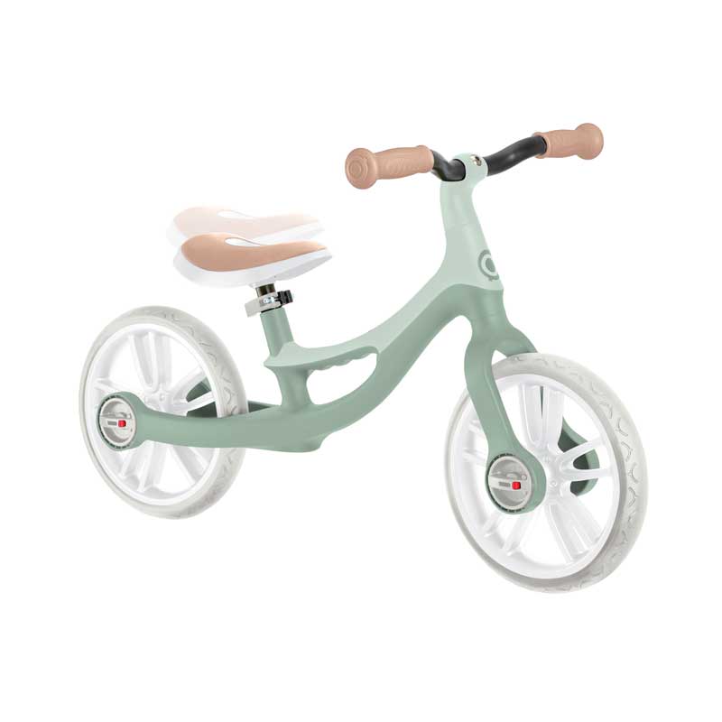 Globber Go Bike Elite Children's Balance Bike, Pastel Green