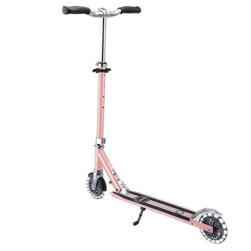 Aluminum children's scooter GLOBBER FLOW ELEMENT LIGHTS - rose gold