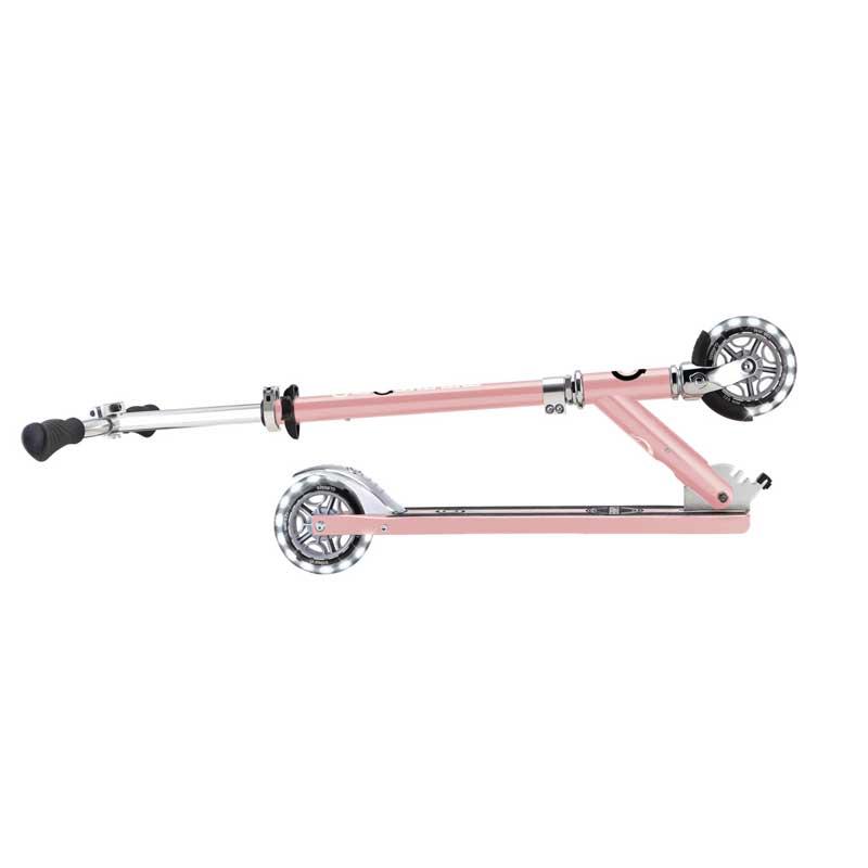 Aluminum children's scooter GLOBBER FLOW ELEMENT LIGHTS - rose gold
