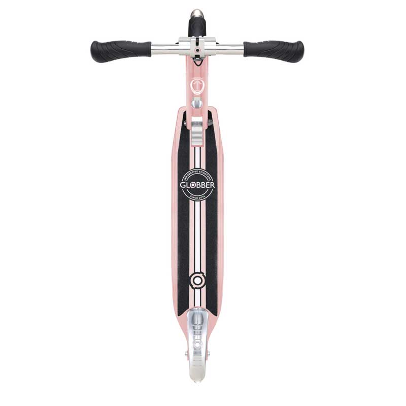 Aluminum children's scooter GLOBBER FLOW ELEMENT LIGHTS - rose gold