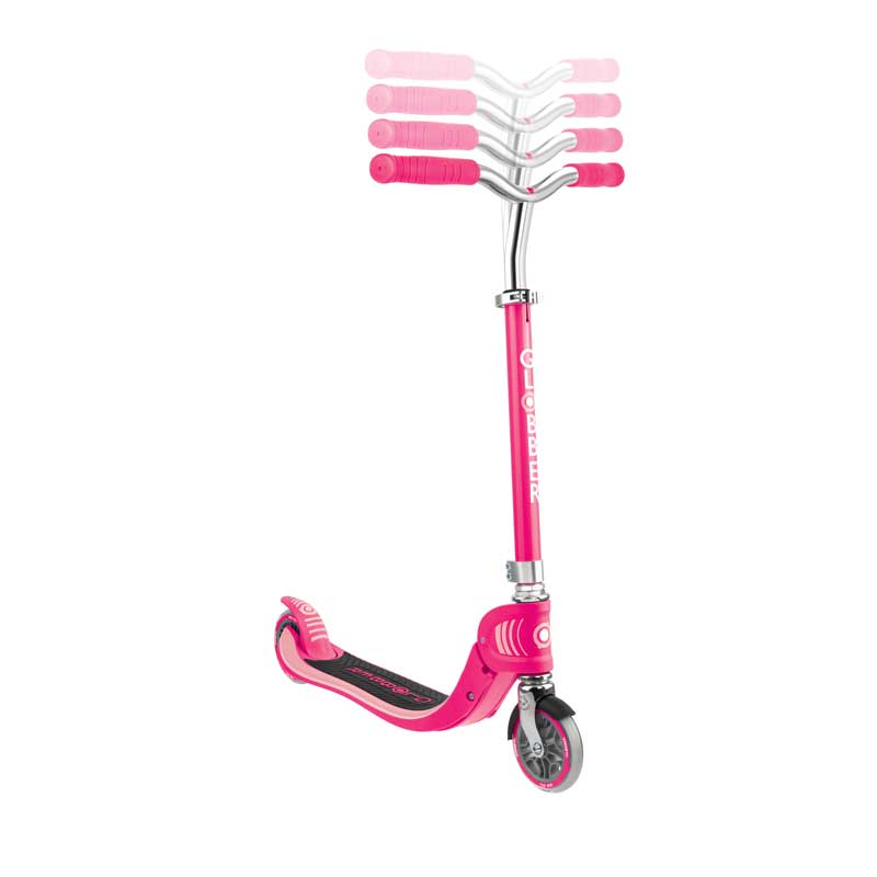 Folding children's scooter FLOW FOLDABLE 125, pink