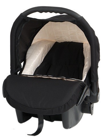 Baby Merc Zipy Car Seat - Black and White