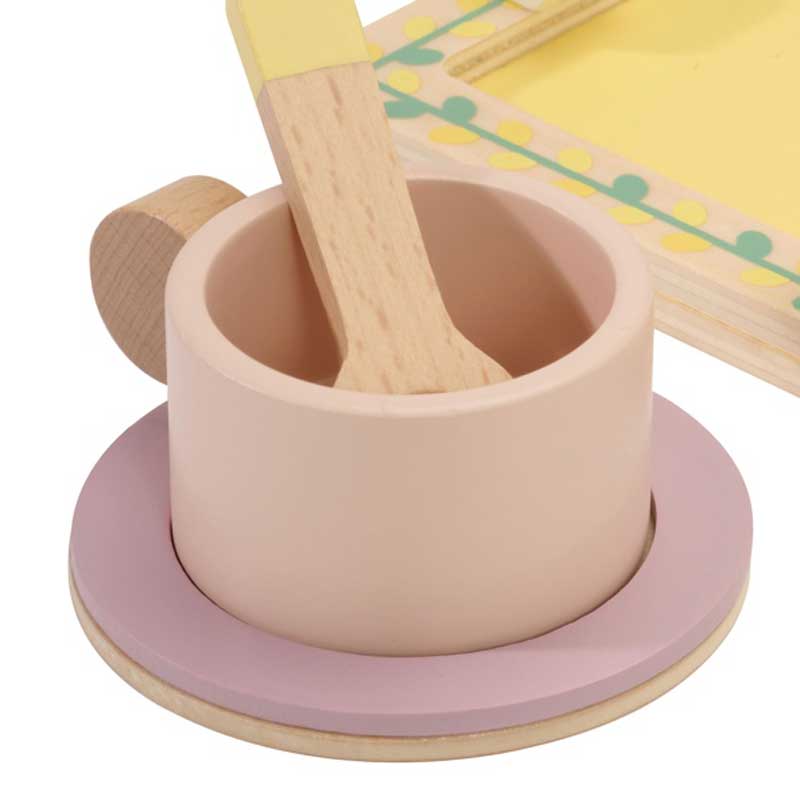 Wooden children's afternoon tea set