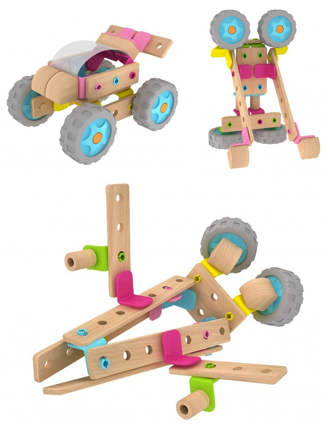 Дървен Конструктор за сглобяване