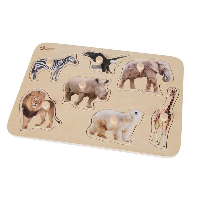 Wooden puzzle for children - Safari