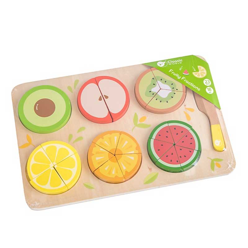 Wooden cutting puzzle - Fruits