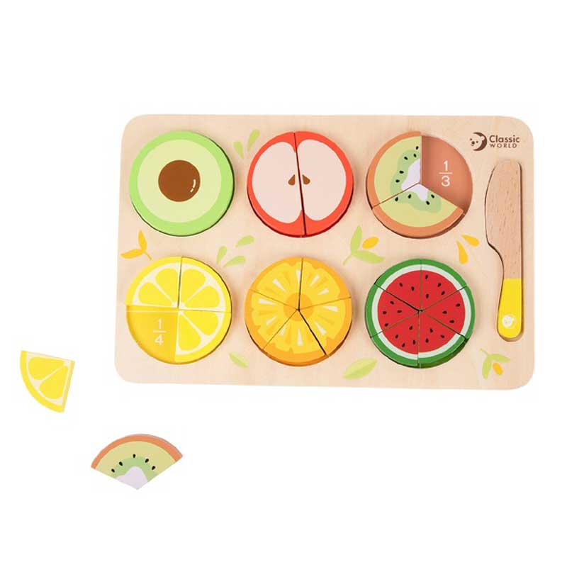 Wooden cutting puzzle - Fruits