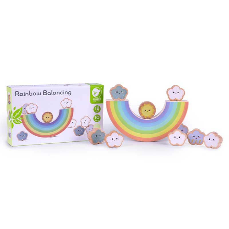 Wooden Balance Game - Color Rainbow