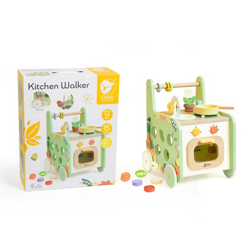 Wooden Walker Classic World 2 in 1 Small Kitchen for Children