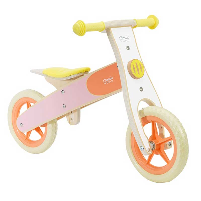 Wooden balance wheel in pastel colors