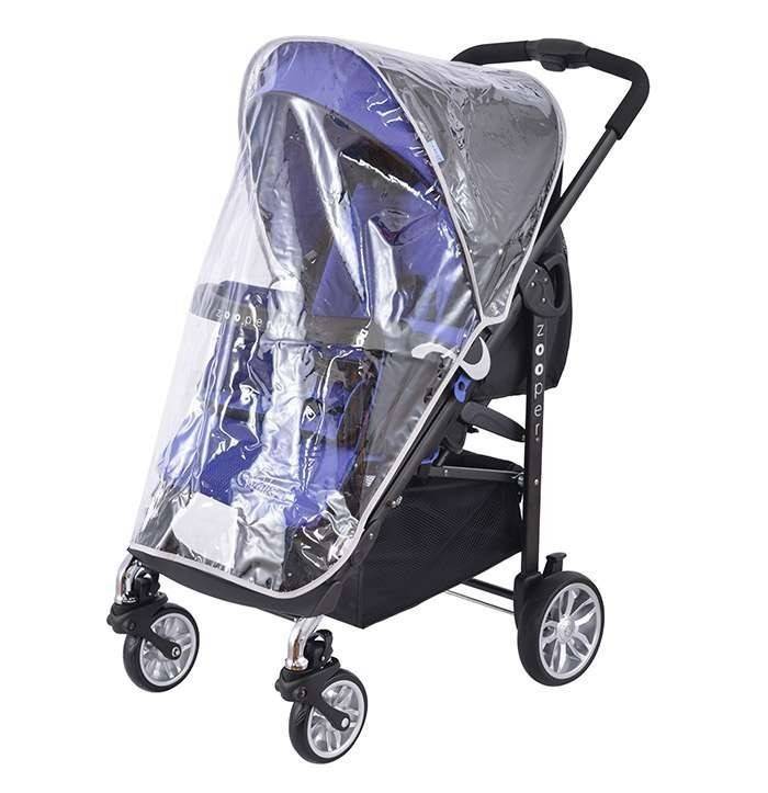Stroller, combined Zooper Waltz Royal Blue Plaid, royal blue and black