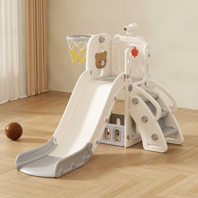 Children’s slide with telescope and basketball hoop, Grizzly Bear