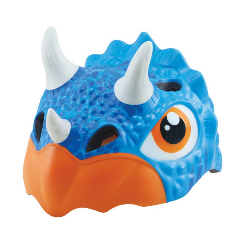 Globber Triceratops Children's Safety Scooter Helmet - 49-55cm