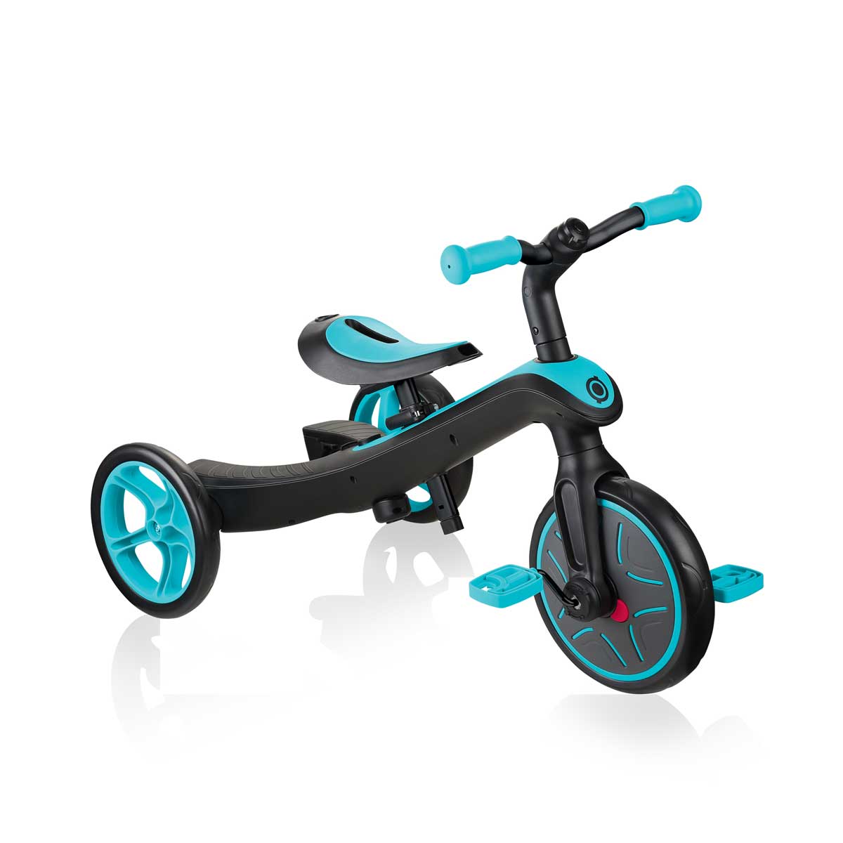 Children's tricycle 4 in 1, Globber Trike Explorer blue-green