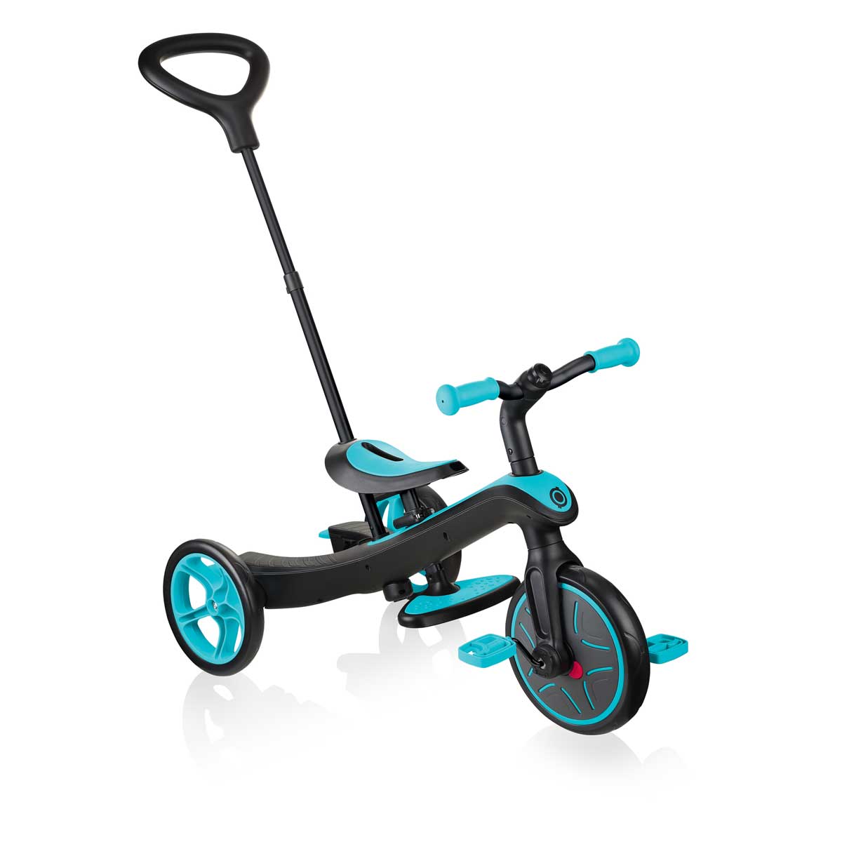 Children's tricycle 4 in 1, Globber Trike Explorer blue-green