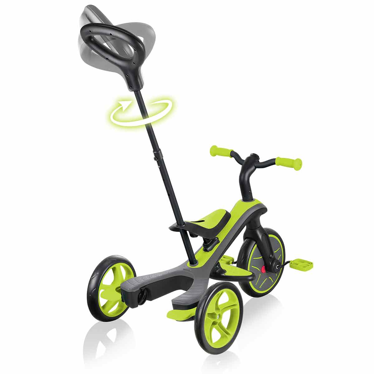 Children's tricycle 4 in 1 Globber Trike Explorer, green