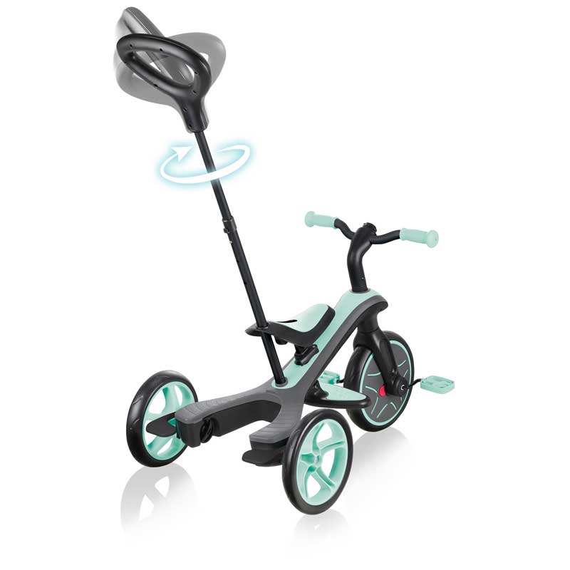 Children's tricycle 4 in 1 Globber Trike Explorer, turquoise