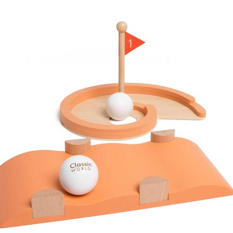 Children's wooden golf set