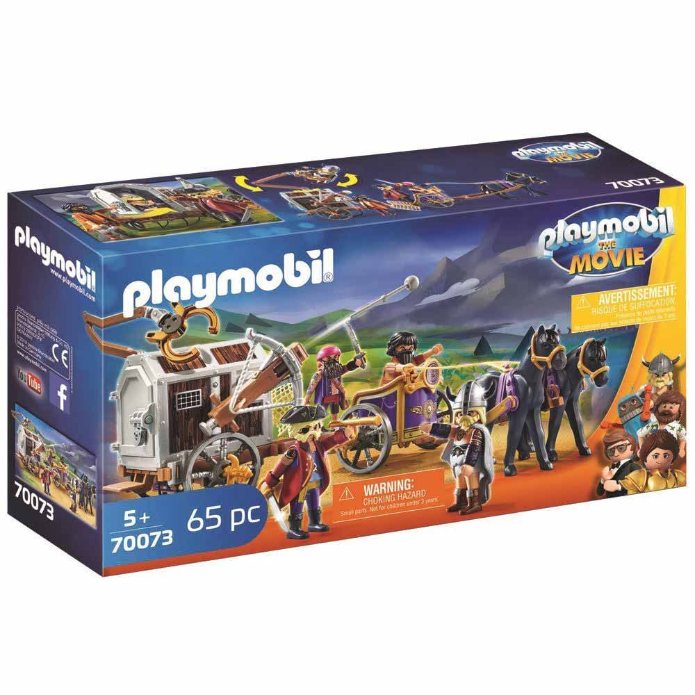 Playmobil children's construction set, Charlie with the prison wagon