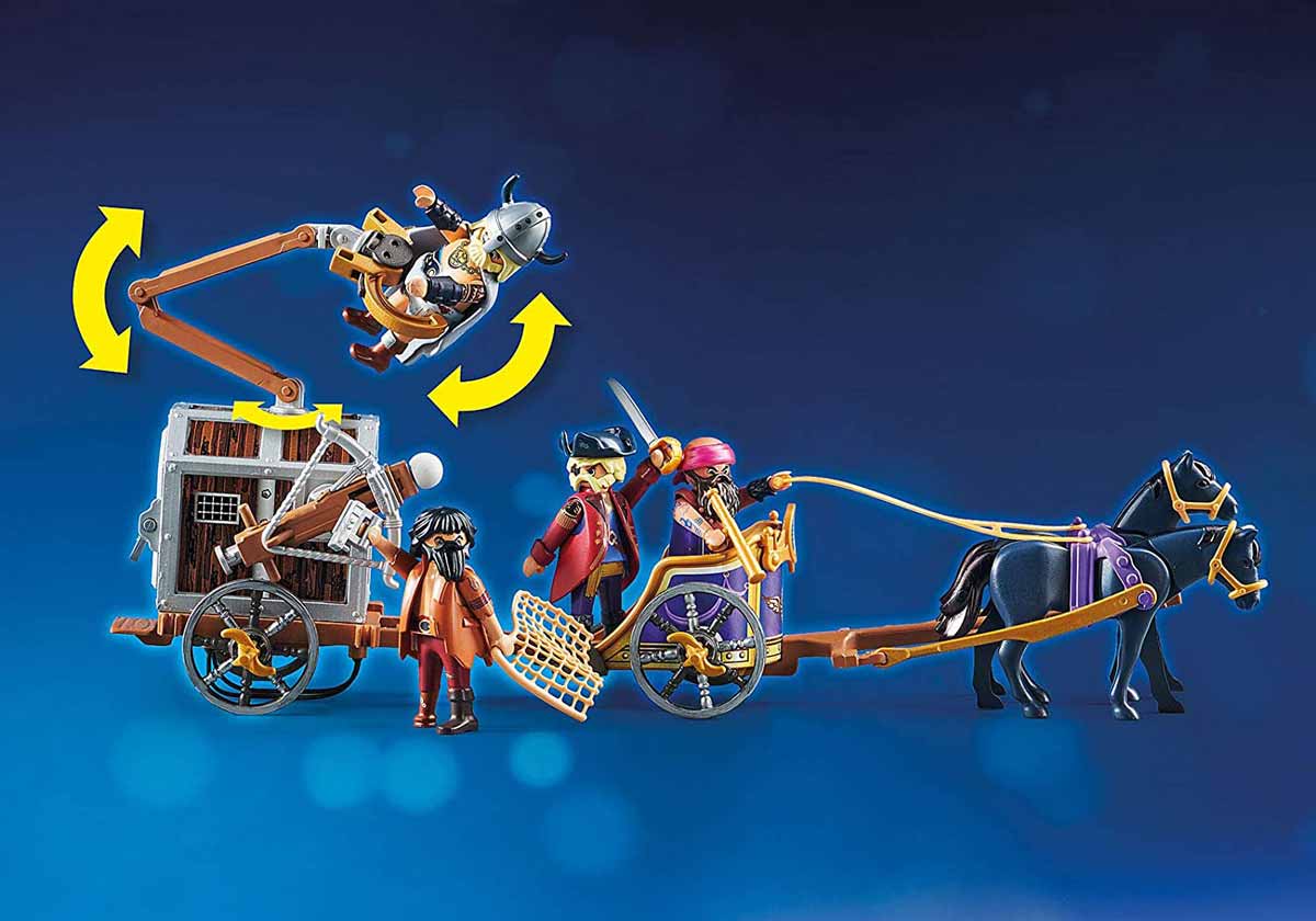 Playmobil children's construction set, Charlie with the prison wagon